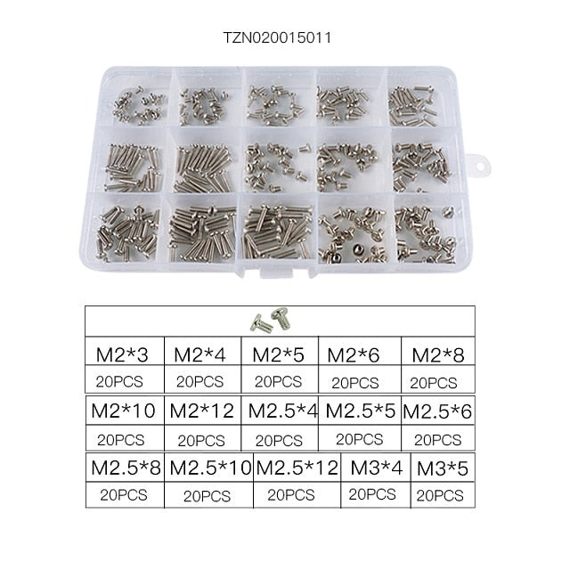 Laptop Notebook Nickel Screws Set