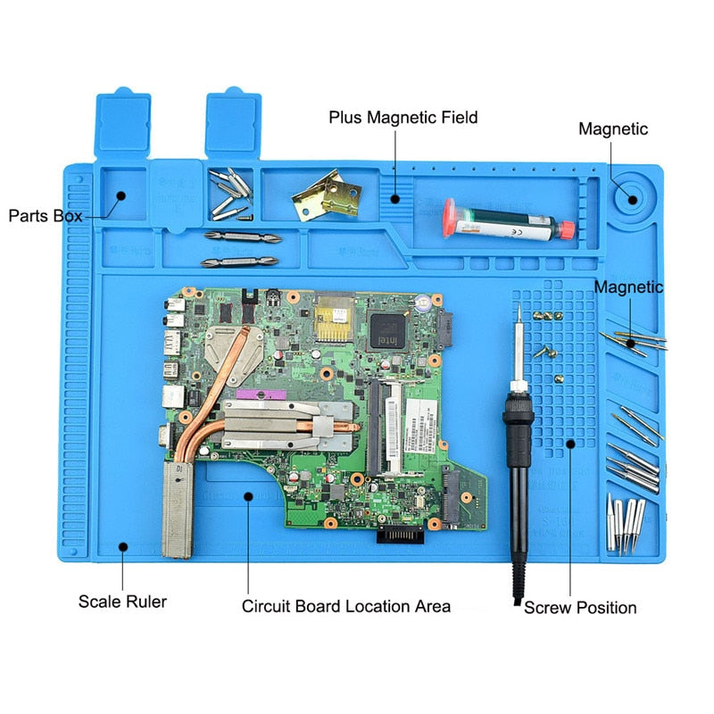All Electronics Repair Silicone Insulation Table Mat